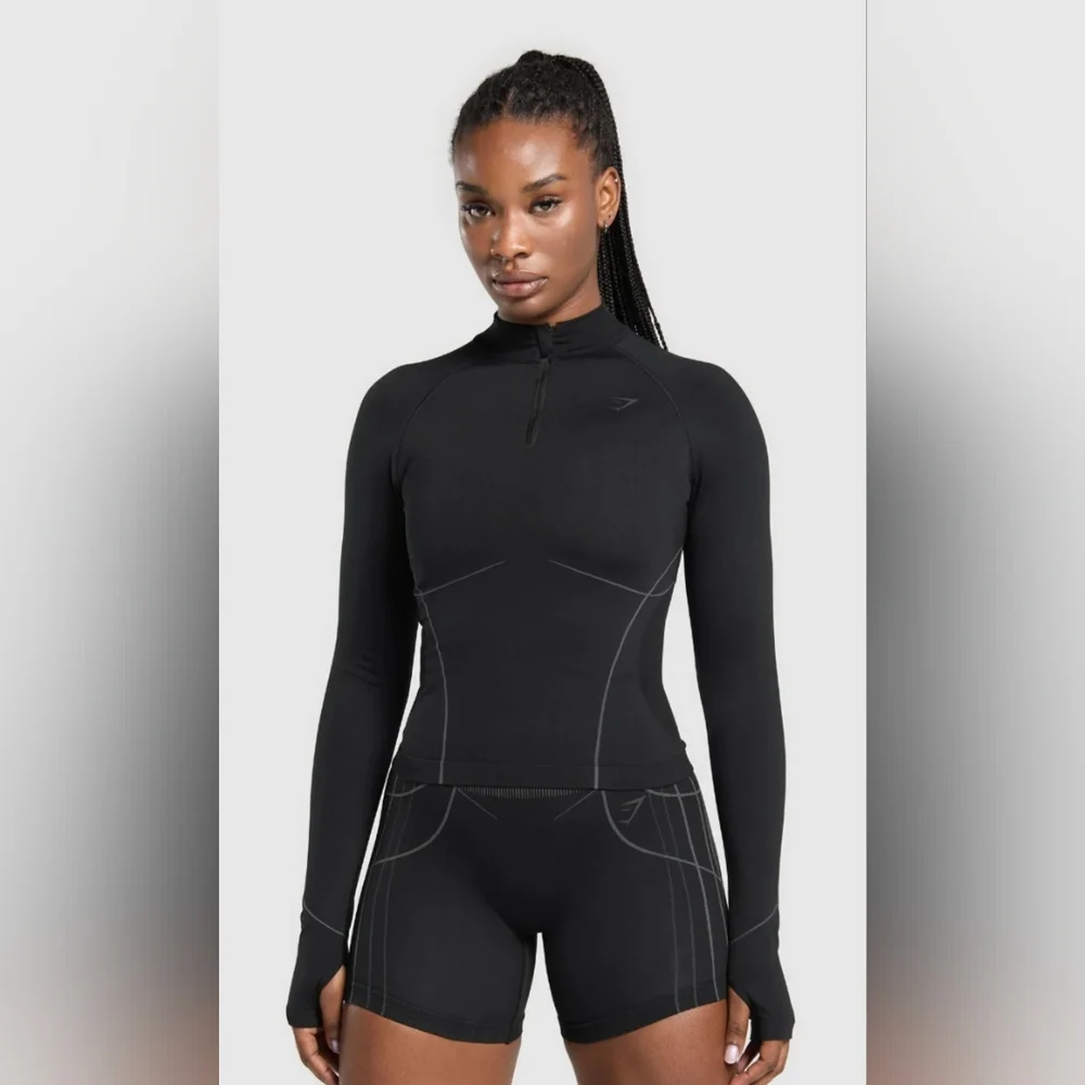 Gymshark Apex Seamless 1/4 Zip Pullover - Picture 1 of 6